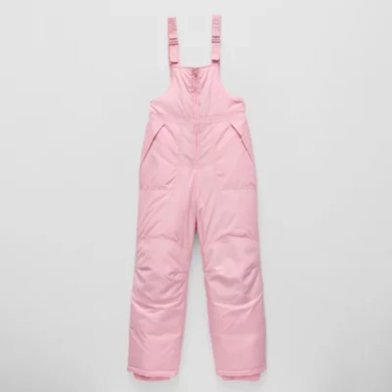 Thereabouts Little & Big Kid Girls Water Resistant Heavyweight Snow Bib