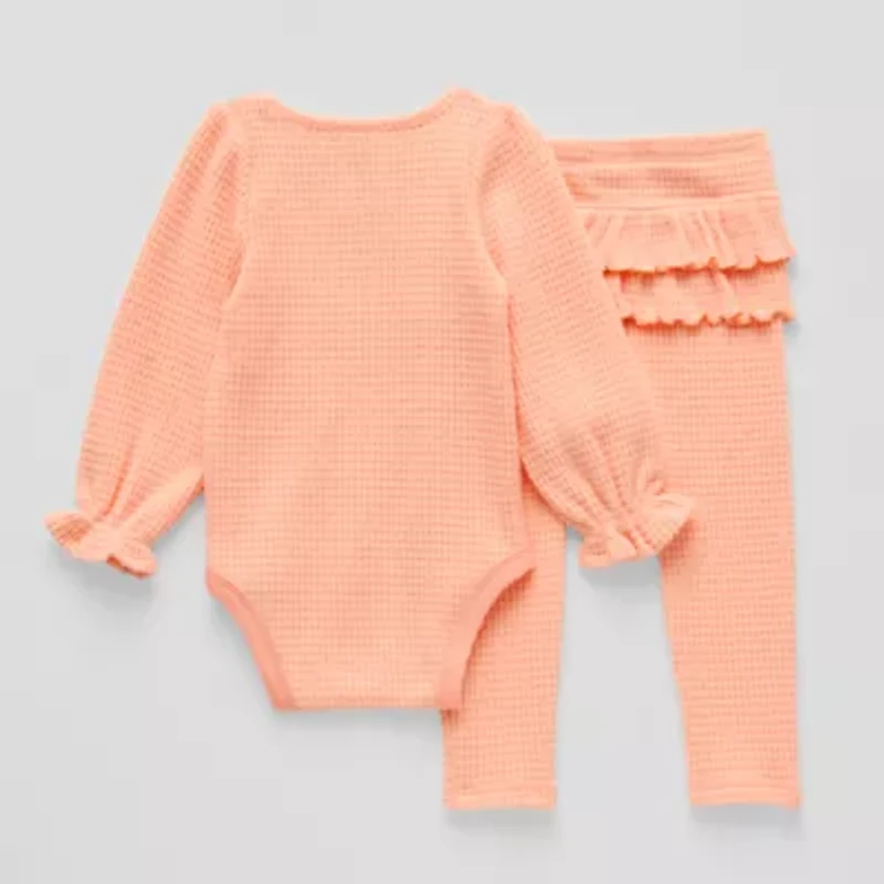 Okie Dokie Baby Girls 2-pc. Pant Set