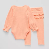 Okie Dokie Baby Girls 2-pc. Pant Set
