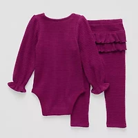Okie Dokie Baby Girls 2-pc. Pant Set