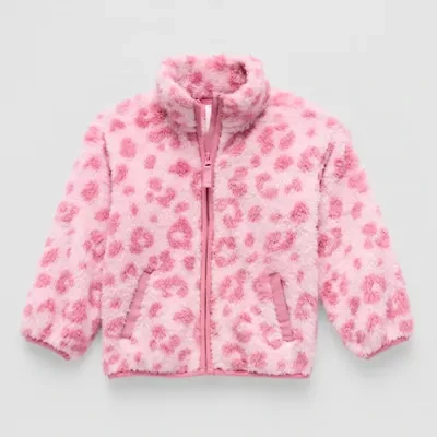 Okie Dokie Sherpa Girls Midweight Jacket