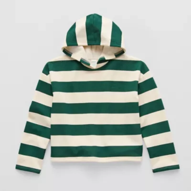 Thereabouts Little & Big Kid Girls Long Sleeve Fleece Hoodie