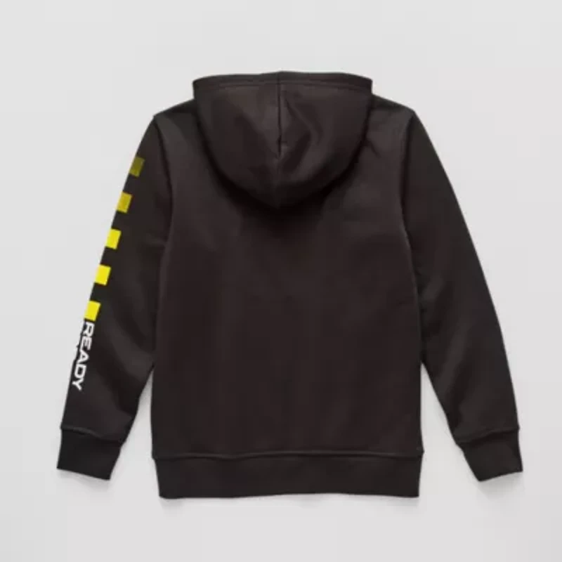 Pikachu Little & Big Kid Boys Long Sleeve Pokeman Fleece Hoodie
