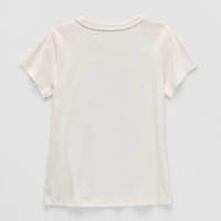 Xersion Little & Big Kid Girls Crew Neck Short Sleeve Regular Fit Graphic T-Shirt