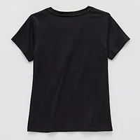 Xersion Little & Big Kid Girls Crew Neck Short Sleeve Regular Fit Graphic T-Shirt