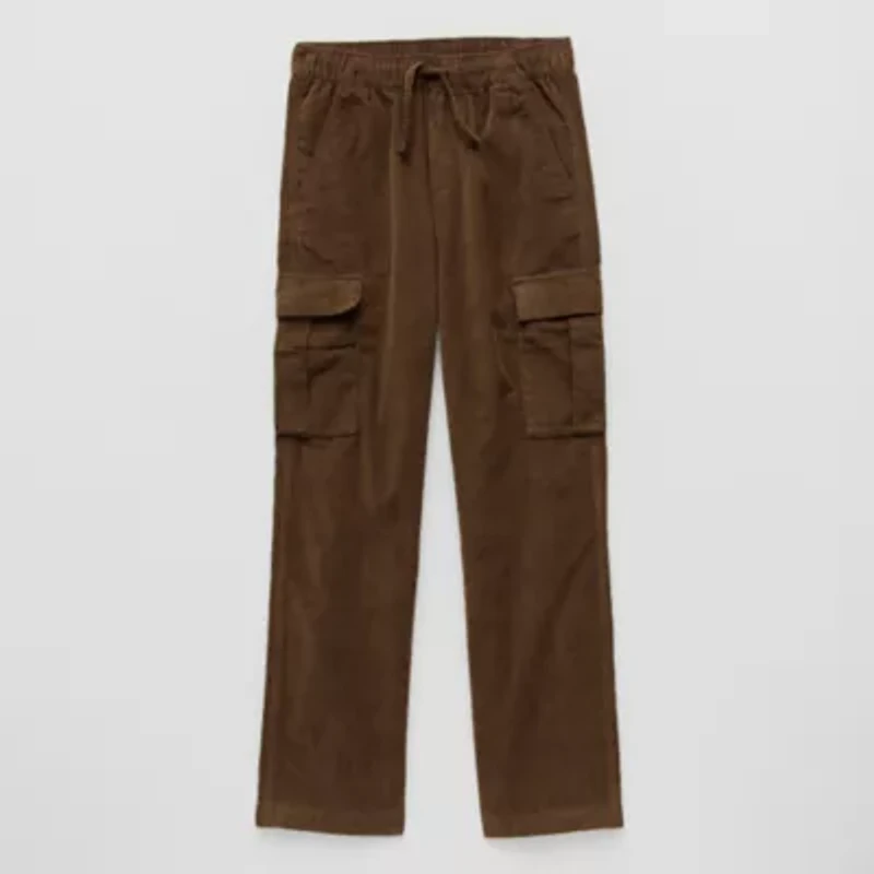 Thereabouts Corduroy Boys Straight Cargo Pant