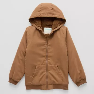 Thereabouts Little & Big Kid Boys Water Resistant Heavyweight Utility Jacket