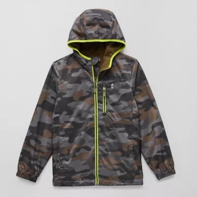 Free Country Little & Big Kid Boys Fleece Water Resistant Lightweight Windbreaker