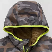 Free Country Little & Big Kid Boys Fleece Water Resistant Lightweight Windbreaker