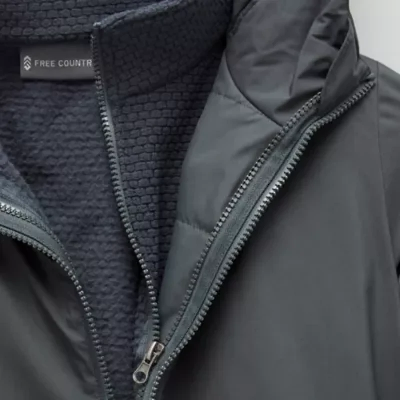 Free Country Little & Big Kid Boys Water Resistant Wind Midweight Puffer Jacket
