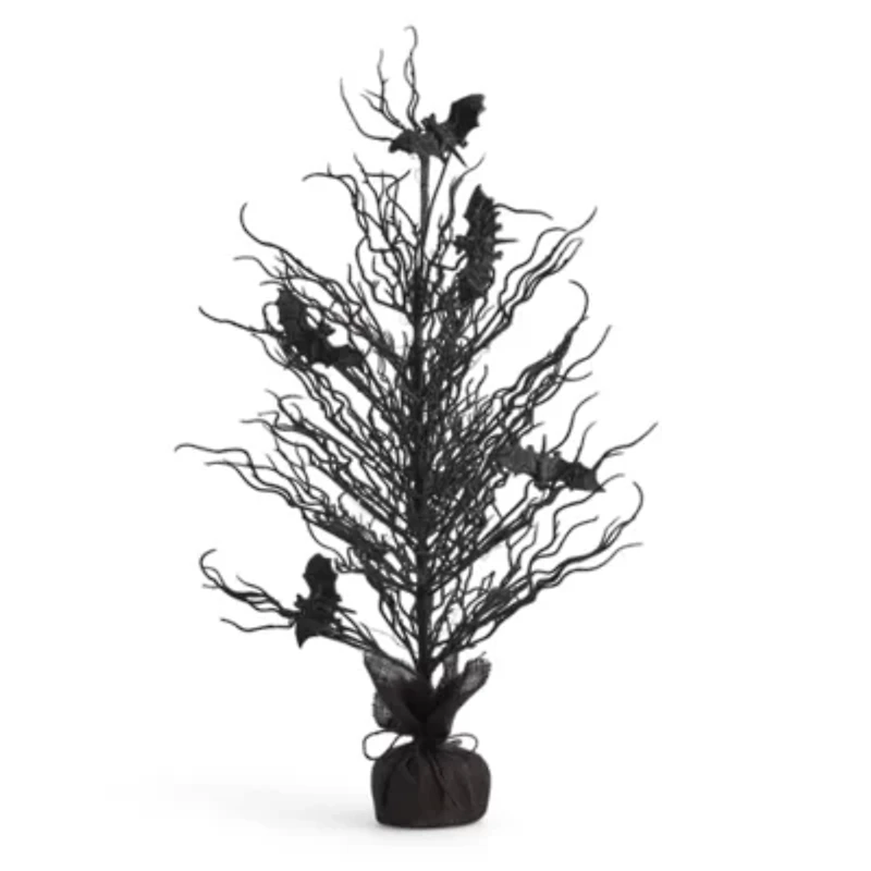 Layerings 26" Bat Tree Halloween Tabletop Decor