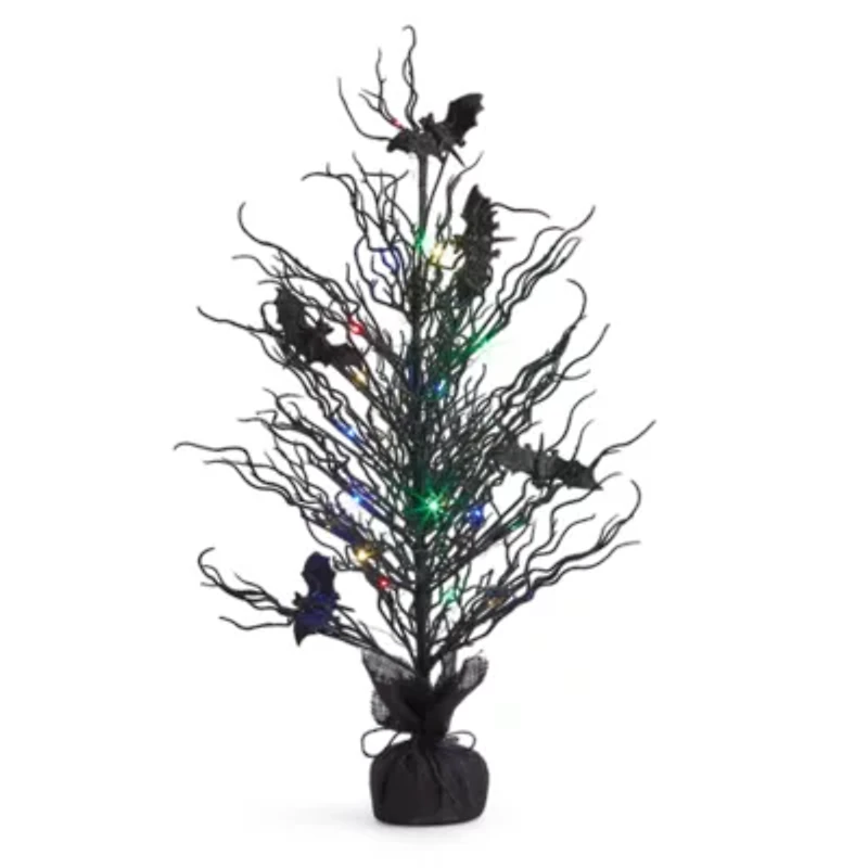 Layerings 26" Bat Tree Halloween Tabletop Decor