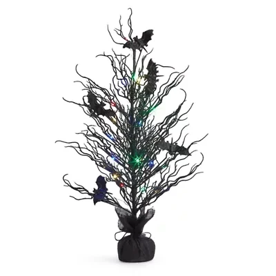 Layerings 26" Bat Tree Halloween Tabletop Decor