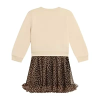 Knit Works Toddler Girls Short Sleeve Jumper