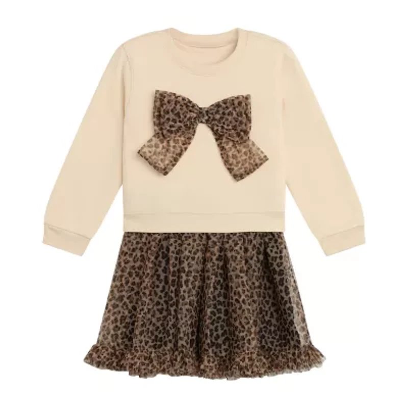 Knit Works Toddler Girls Short Sleeve Jumper