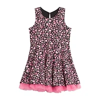 Knit Works Toddler Girls Sleeveless Floral Dress Set
