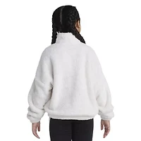 adidas Sherpa Big Kid Girls Mock Neck Long Sleeve Active Quarter-Zip Pullover