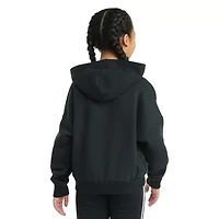adidas Big Kid Girls Long Sleeve Fleece Active Hoodie