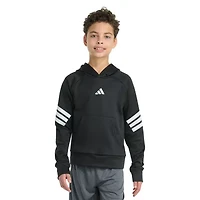 adidas Big Kid Boys Long Sleeve Fleece Active Hoodie