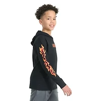 adidas Big Kid Boys Hooded Long Sleeve Regular Fit Graphic T-Shirt