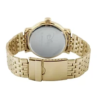 Disney Minnie Mouse Womens Gold-Tone Stainless Steel Watch