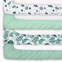 The Peanutshell Botanical 4-pc. Crib Sheet