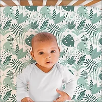 The Peanutshell Botanical 4-pc. Crib Sheet