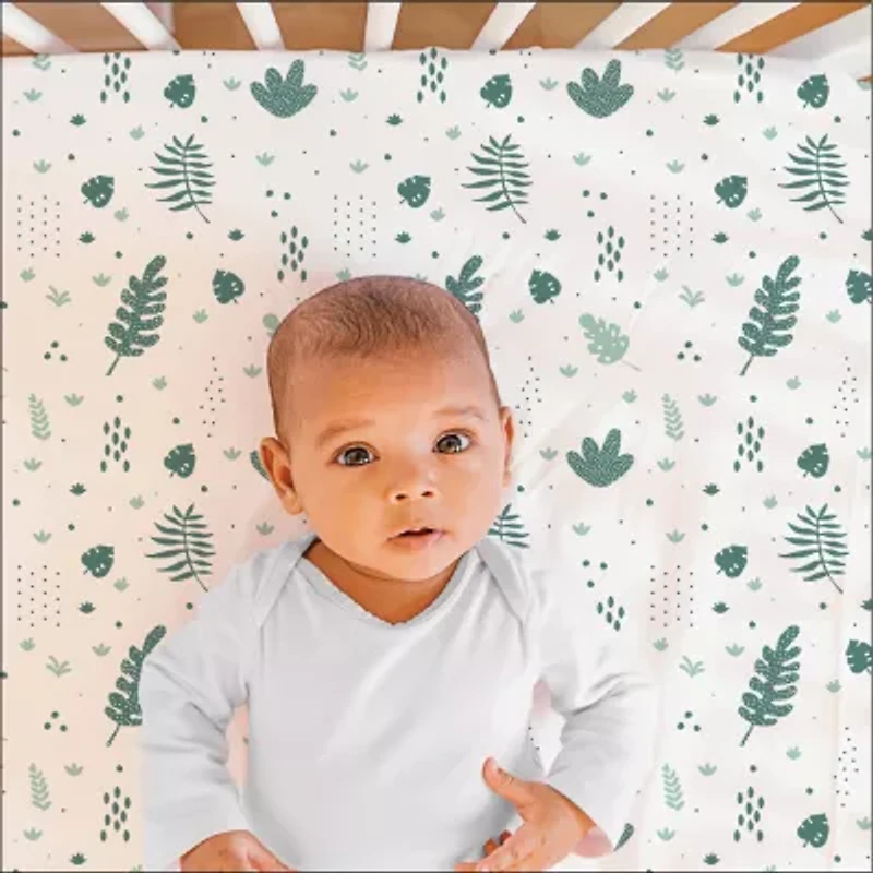 The Peanutshell Botanical 4-pc. Crib Sheet