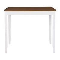 Janisse Rectangular Wood-Top Dining Table
