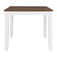 Janisse Rectangular Wood-Top Dining Table
