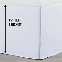 Martex Pleated 15" Bed Skirt