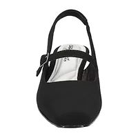 Easy Street Womens Cameo Block Heel Pumps