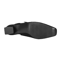 Easy Street Womens Cameo Block Heel Pumps