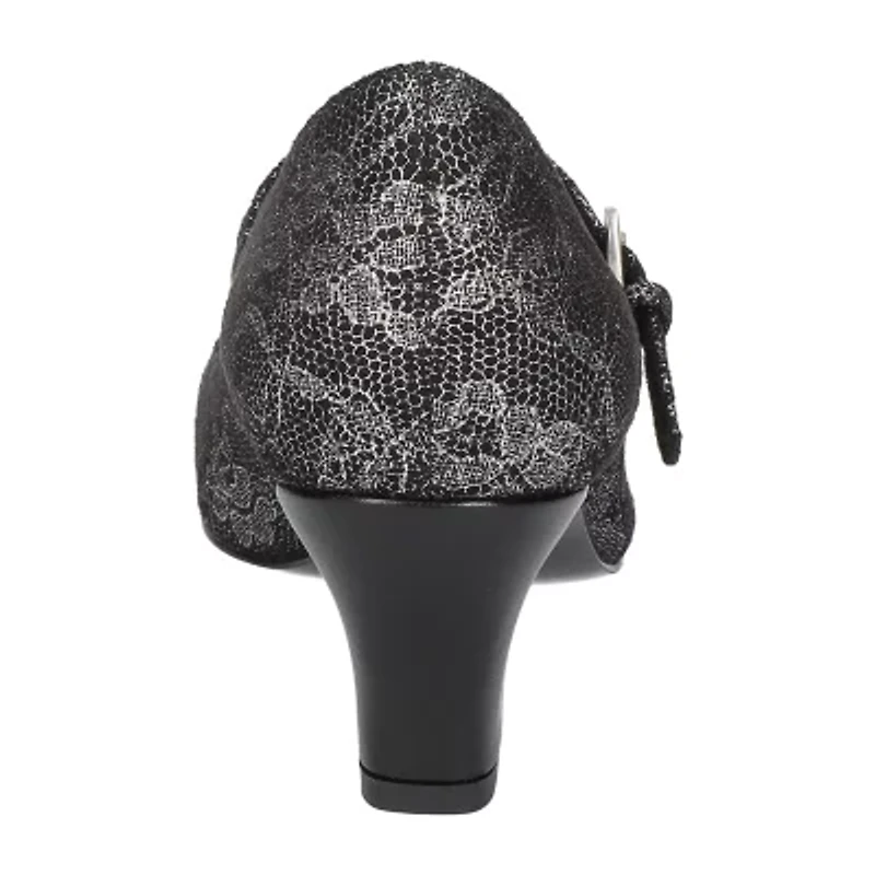 Easy Street Womens Meryl Stiletto Heel Pumps