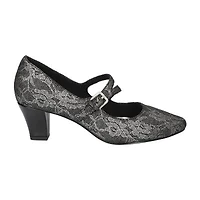 Easy Street Womens Meryl Stiletto Heel Pumps
