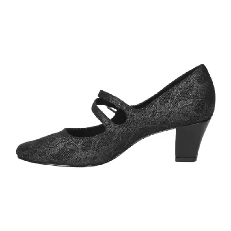 Easy Street Womens Meryl Stiletto Heel Pumps