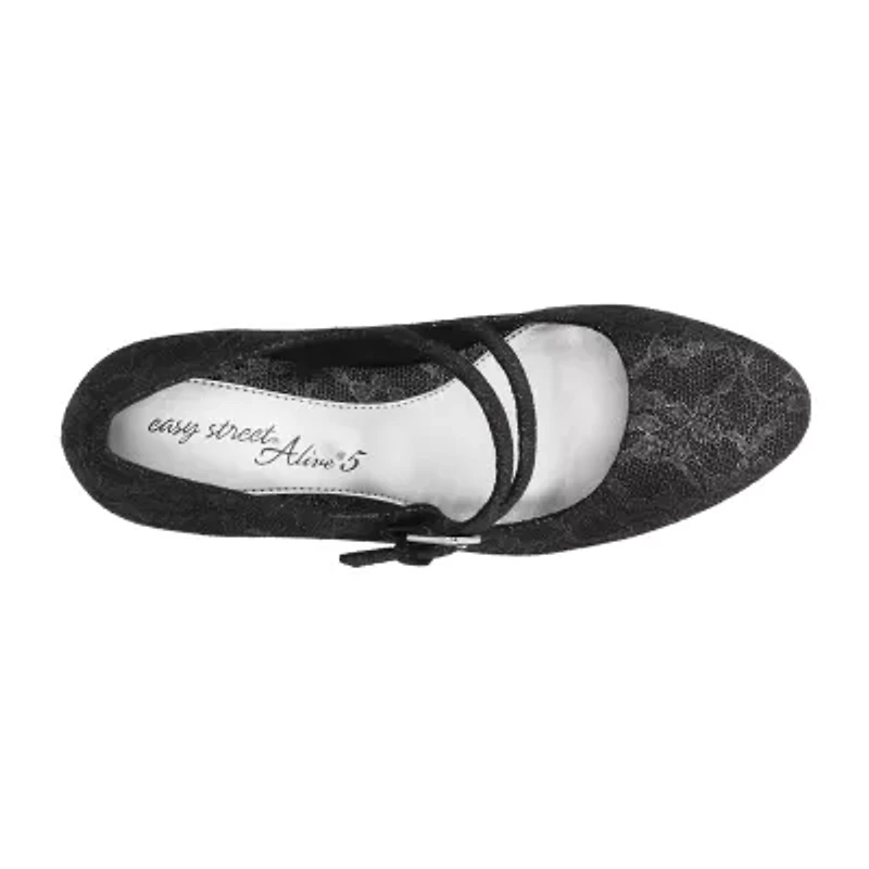Easy Street Womens Meryl Stiletto Heel Pumps