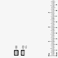 Diamonart Womens Cubic Zirconia Sterling Silver Square Drop Earrings