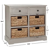 Safavieh Herman 6-Drawer Chest