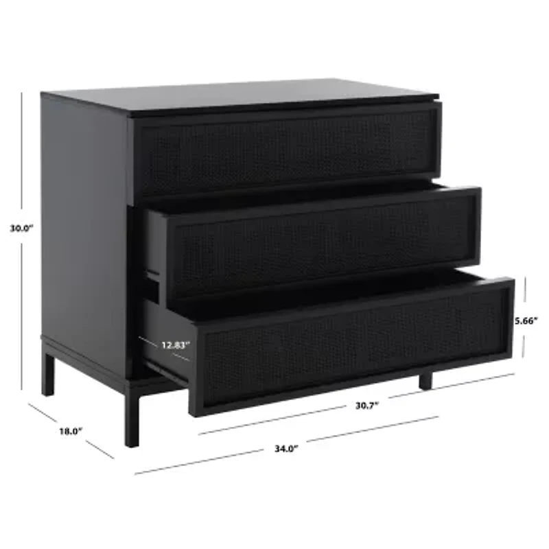 Zadie 3-Drawer Chest