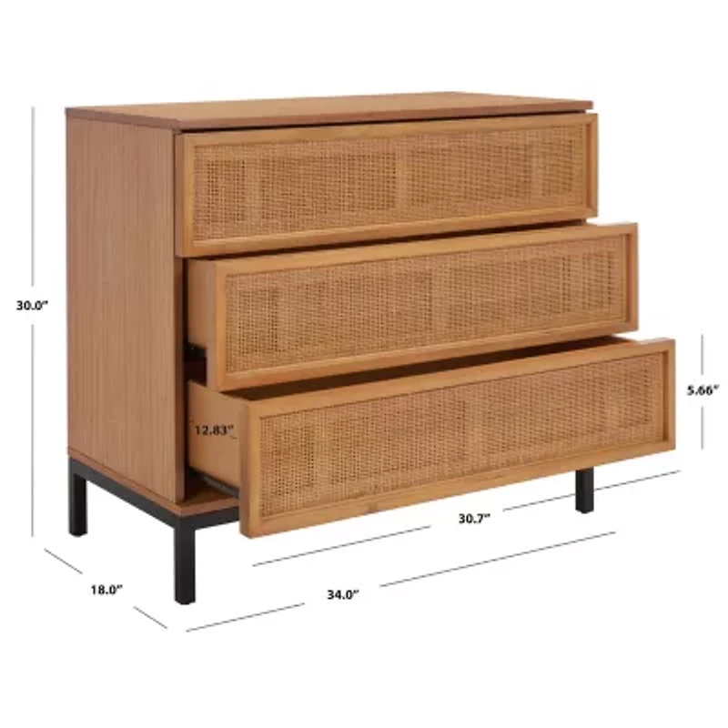 Zadie 3-Drawer Chest