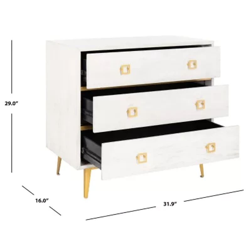 Katia 3-Drawer Chest