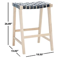 Safavieh Abreu Counter Height Bar Stool