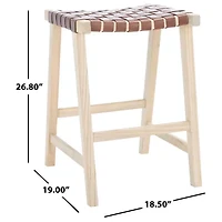 Safavieh Abreu Counter Height Bar Stool
