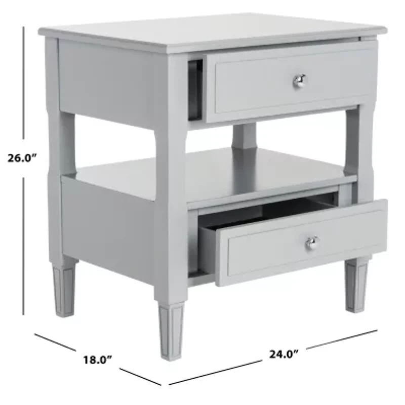 Safavieh Jenson 2-Drawer Nightstand