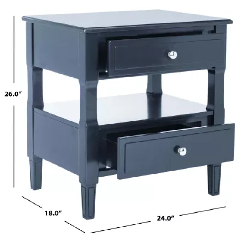 Jenson 2-Drawer Nightstand
