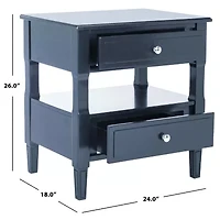 Jenson 2-Drawer Nightstand
