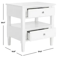 Jenson 2-Drawer Nightstand