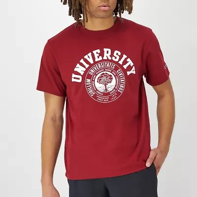 Champion Mens Crew Neck Short Sleeve Regular Fit Graphic T-Shirt