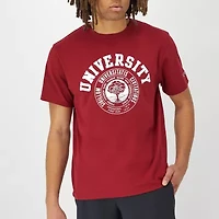 Champion Mens Crew Neck Short Sleeve Regular Fit Graphic T-Shirt